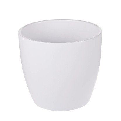 Osłonka ceramiczna Irys biała - śr. 19 cm