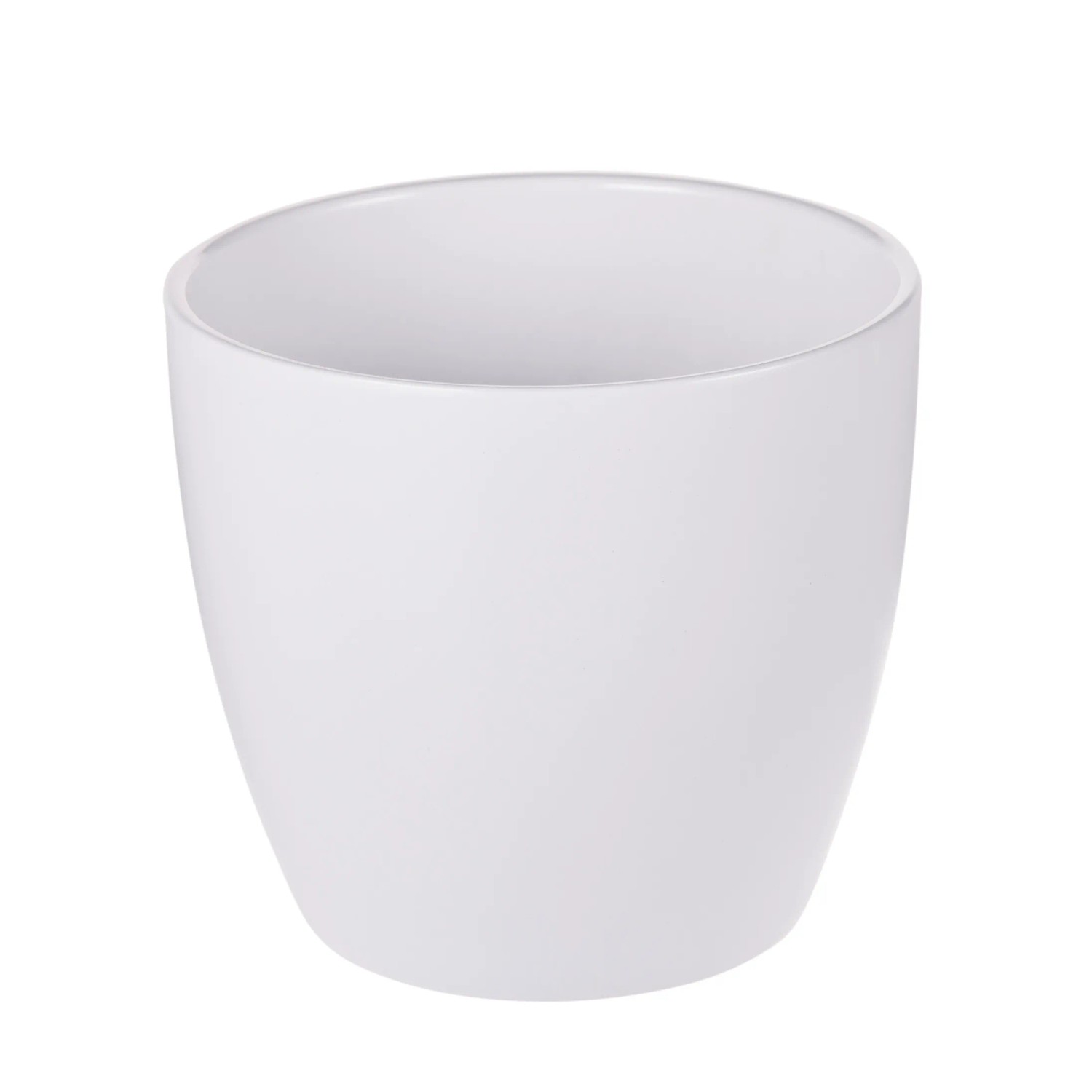 Osłonka ceramiczna Irys biała - śr. 19 cm