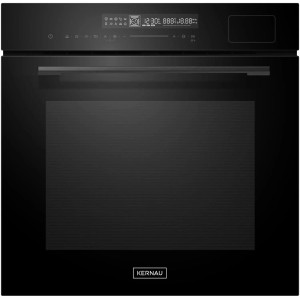 Czarny piekarnik do zabudowy Kernau z wyświetlaczem cyfrowym. Kategoria: Piekarniki do zabudowy.