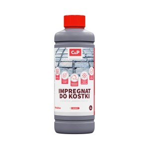 Butelka impregnatu do kostki brukowej, akcesoria do kostki.