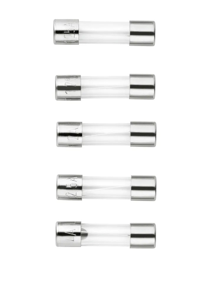 LUX Zestaw bezpieczników szklanych, 6 sztuk