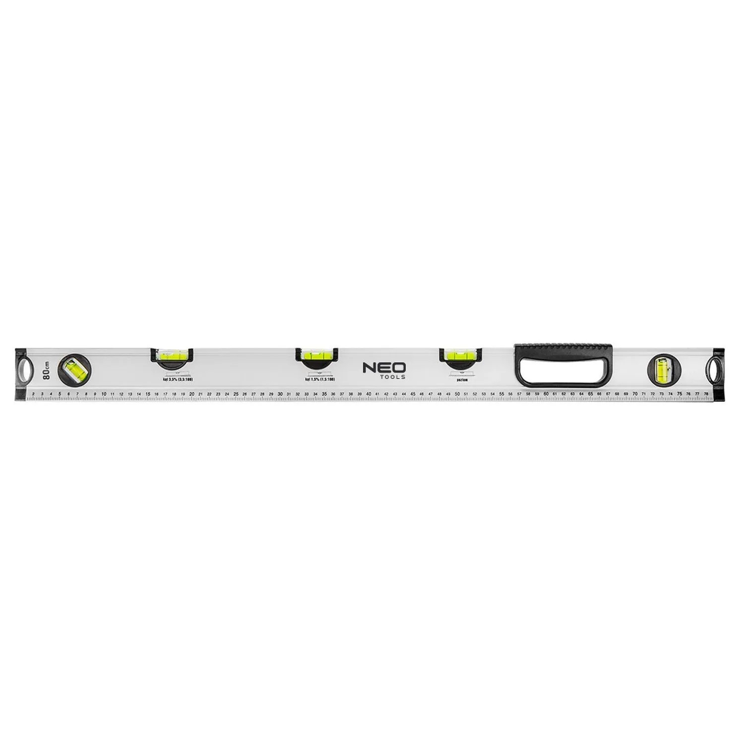 Neo Tools Poziomnica specjalna 5 libelli 80 cm