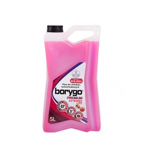 Płyn chłodniczy Borygo, różowy, 5L kanister do samochodów. Oleje i dodatki.
