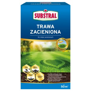 Substral Trawa Cień, opakowanie nasion trawy do miejsc zacienionych.