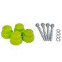 4IQ Drążek metalowy limonka dł. 90 cm, fi 32 mm_5