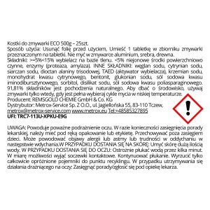 BIOCLEAN Tabletki do zmywarki Sensitive 500 g
