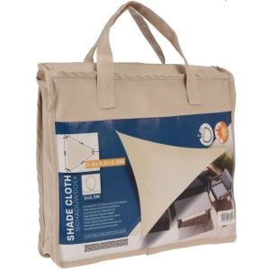 Zapakowana beżowa markiza t.b.t. w torbie transportowej. Idealna do transportu.