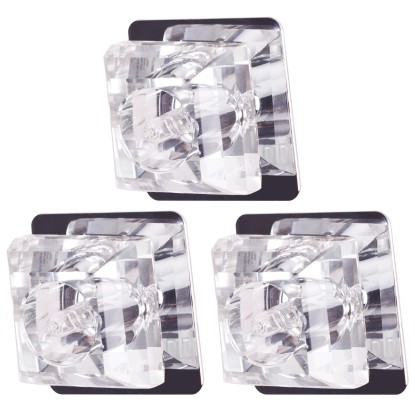 Britop Zestaw oczek kwadratowych Brillant 1x20 W G4 3 sztuki