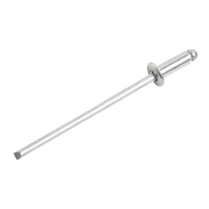Nit ślepy LUX 3 mm x 6 mm z podkładką, wykonany z aluminium i stali.