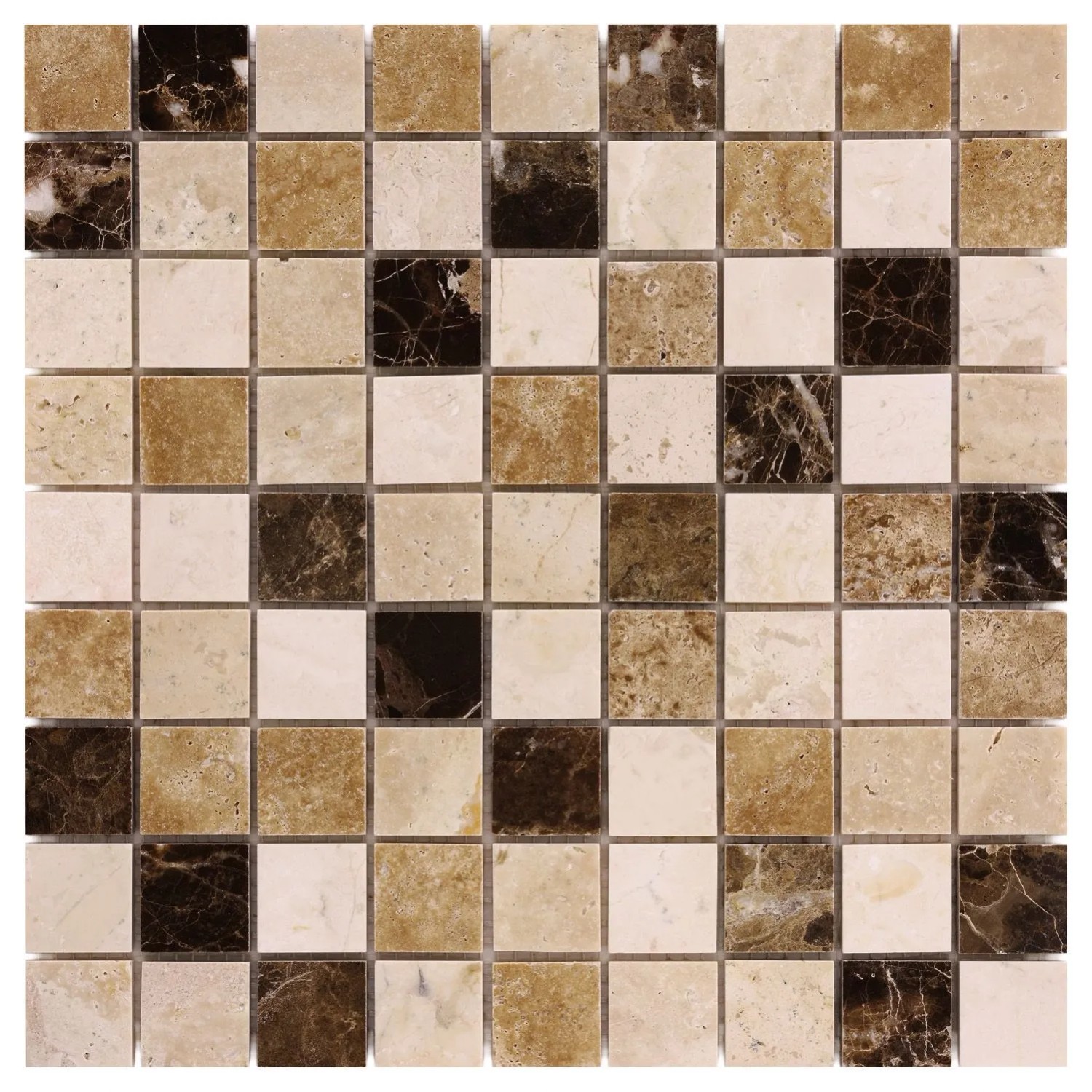 Mozaika Travertine mix 30,5 x 30,5 cm