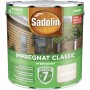 Puszka Sadolin Impregnat Classic, kremowobiały, do ochrony drewna na zewnątrz.