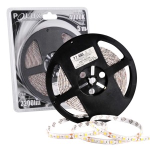 Taśma LED t.b.t. na szpuli, idealna do oświetlenia pośredniego w pomieszczeniach.