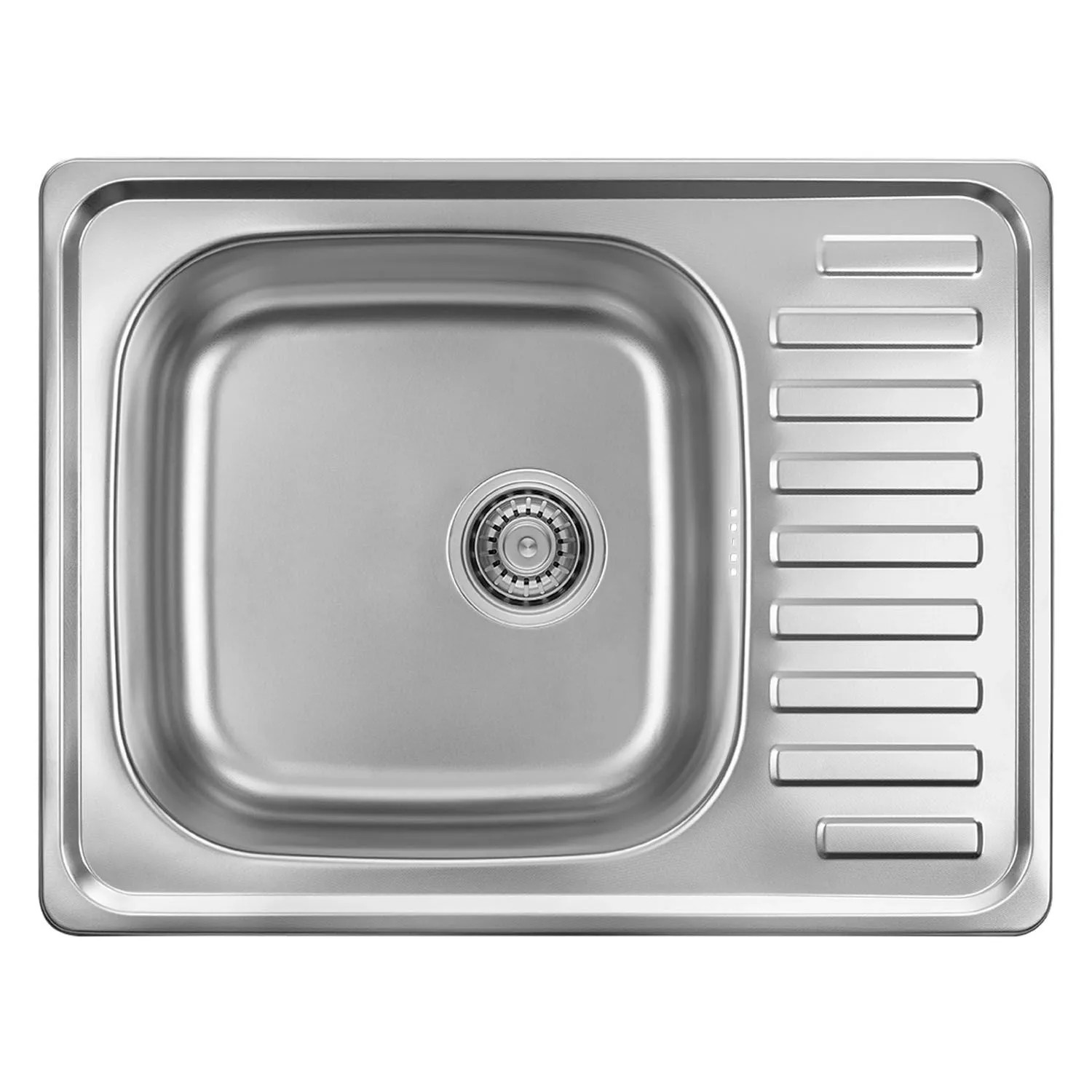 Kuchinox Zlewozmywak wpuszczany JUNAK 1-kom. z ociekaczem inox len - 50 x 65 cm