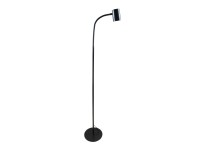 Goldlux Lampka podłogowa FELIX 1xGU10 9W LED czarna