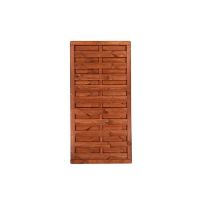 Płot pełny Milano teak - 89 x 179 x 4 cm