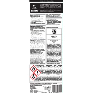 Puszka pianki montażowej t.b.t., szczegóły i specyfikacje na opakowaniu.