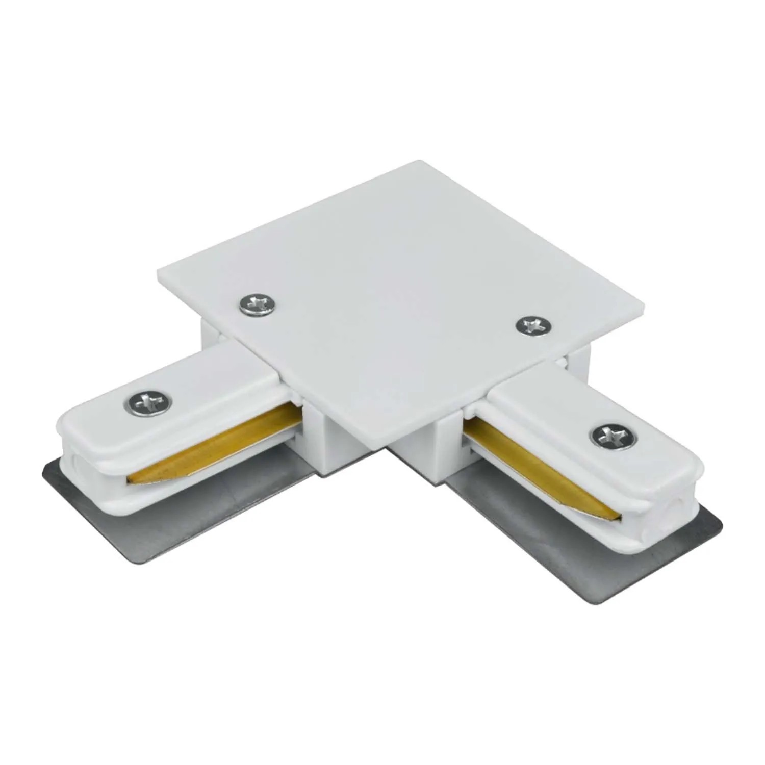 DPM Złączka typu L do szyny podtynkowej X-LINE biała