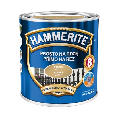 Hammerite Emalia antykorozyjna złoty połysk 700 ml