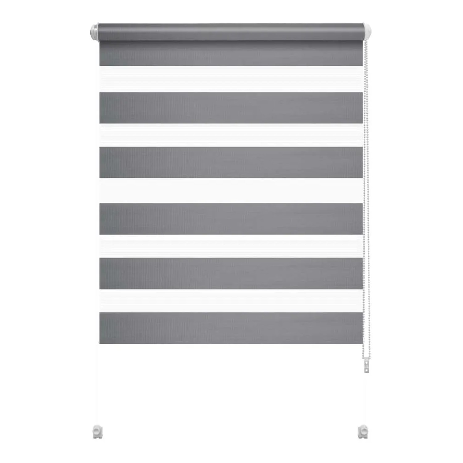 Mini roleta SMART Dzień/noc szara 43,5 cm x 140 cm