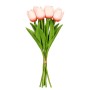 Sztuczne bukiet tulipan róż ombre - 35 cm