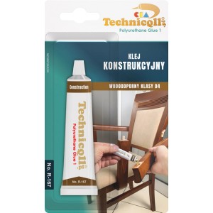 Tuba kleju konstrukcyjnego Technicoll, wodoodporny D4, do naprawy drewna.