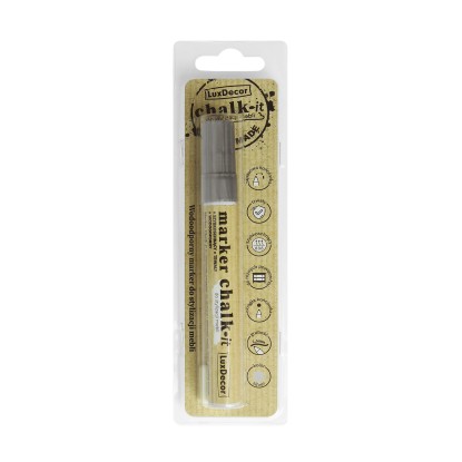 LuxDecor Marker olejowy Chalk-it srebrny 10ml