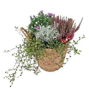 Kompozycja jesienna w koszu wiklinowym don. 26 cm