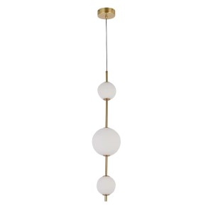 Light Prestige Lampa wisząca LED DORADO 3 10W CCT 1044lm pionowa złota