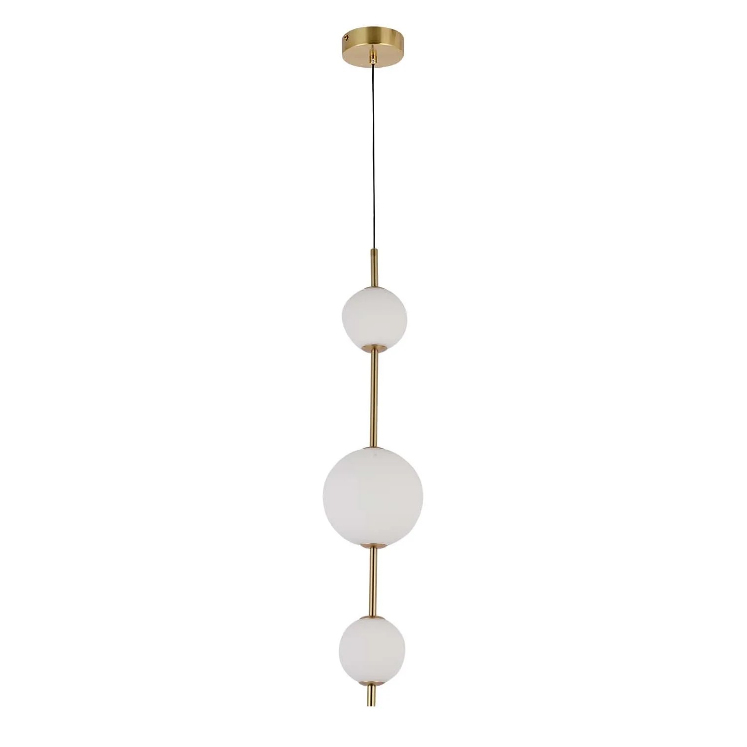 Light Prestige Lampa wisząca LED DORADO 3 10W CCT 1044lm pionowa złota