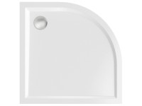 Centrum Brodzik półokrągły Bari 90 biały 90x90x5