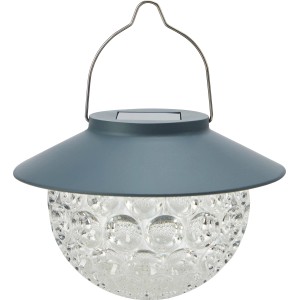 Lampa solarna wisząca kula śr. 13 cm IP44 szara