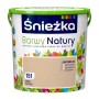 Wiadro farby do ścian Śnieżka Barwy Natury, odcień Kwiat Pustyni (151), matowa farba lateksowa do wnętrz.