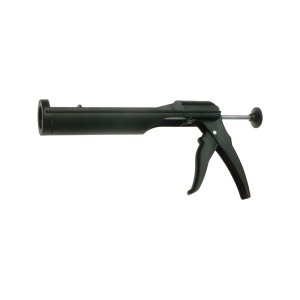 Wyciskacz do kartuszy LUX Comfort z systemem zapobiegającym kapaniu do równomiernego nakładania uszczelniaczy.