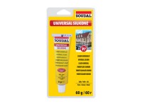 Soudal Silikon uniwersalny 60 ml biały Soudal Silikon uniwersalny 60 ml biały