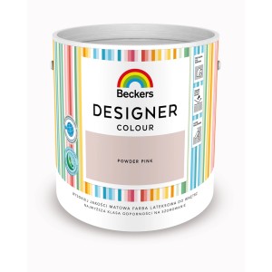 Wiadro farby do ścian Beckers Designer Colour Powder Pink.
