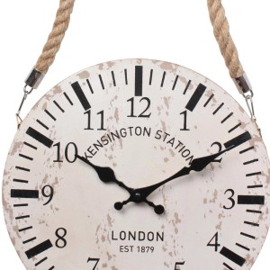 Splendid Zegar ścienny KENSINGTON 30 x 4 cm beżowy