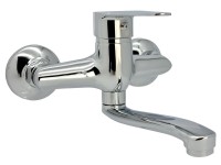 Liveno Bateria ścienna umywalkowa Alfa chrom