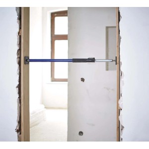 Rozpórka do ościeżnic LUX Comfort, 75-125 cm, używana do stabilizacji ramy drzwi.
