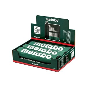Metabo SDS-plus SP Zestaw wierteł i dłut Classic, 10-częściowy w zielonym pudełku.