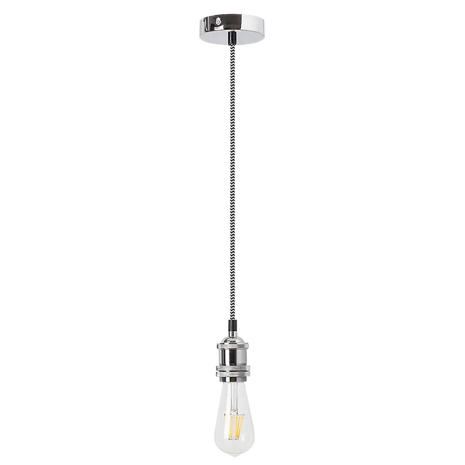 Rabalux Lampa sufitowa Fixy 1xE27 40W srebrna