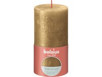 Świeca Rustic Shimmer złoty 130/68mm