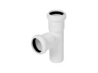 Tycner Trójnik kanalizacyjny 40/40/67 biały