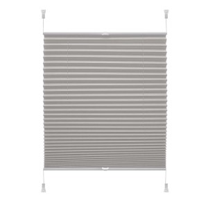 Szara roleta okienna t.b.t., widok szczegółowy.