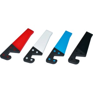 Uchwyt na smartfon w 4 kolorach: czerwony, biały, niebieski, czarny. Akcesorium do telefonu komórkowego w podróży.