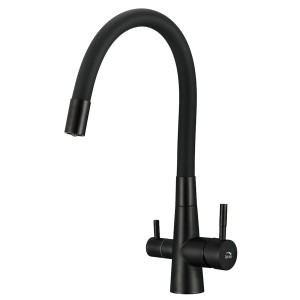 Kuchinox Bateria kuchenna z filtrem Floweco czarna