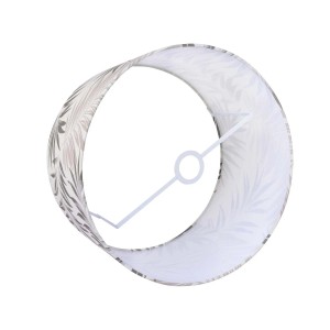 Abażur SCARLET do lampy podłogowej walec 40 cm szary