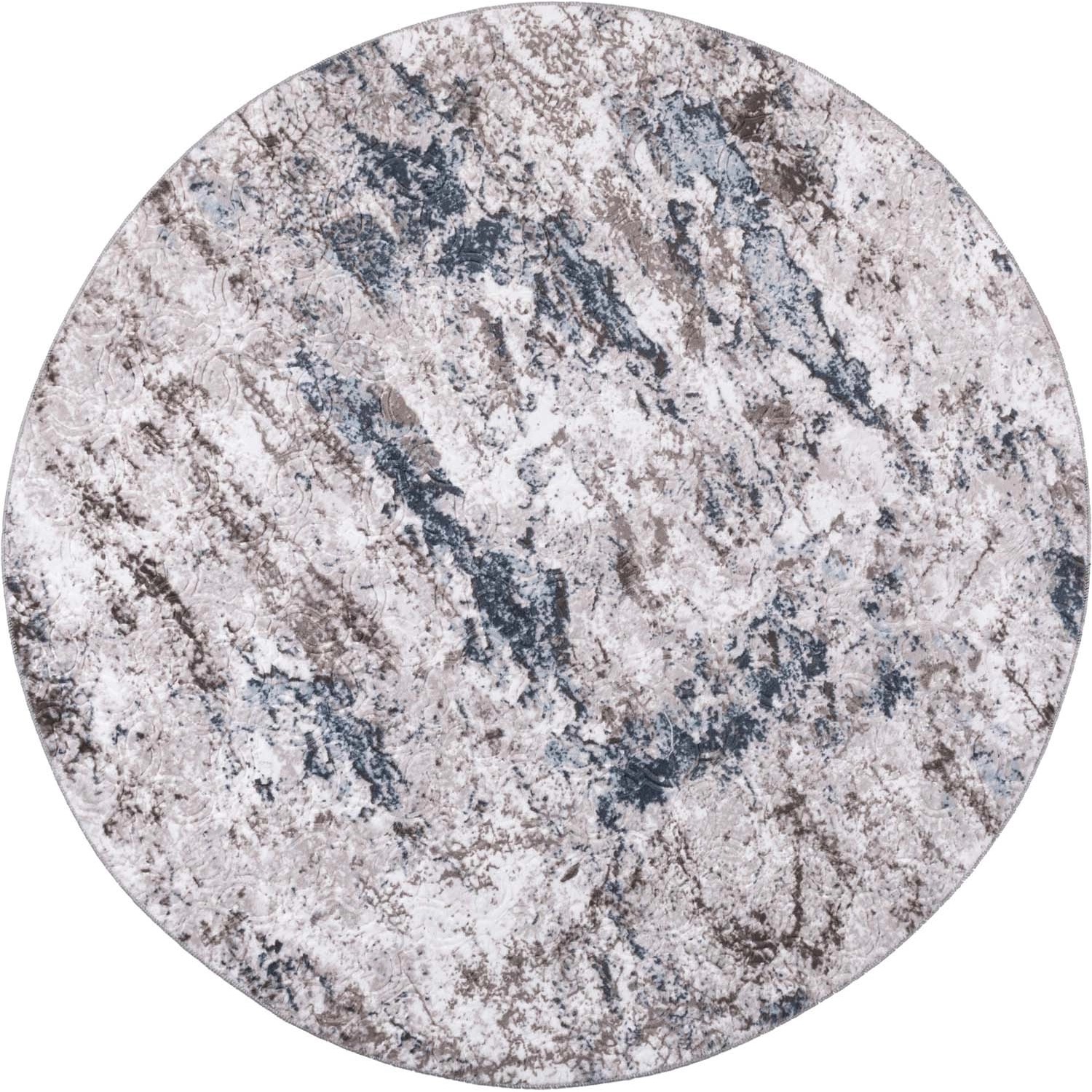 Multidecor Dywan Aress przecierka śr. 150 cm szaro-granatowy