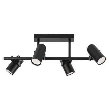 Rabalux Lampa sufitowa Maximillian 4x25W GU10 czarna