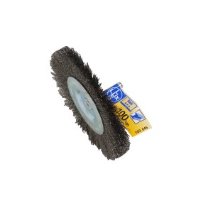 Szczotka tarczowa LUX, 100 mm, drobna szczotka druciana do szlifierek.