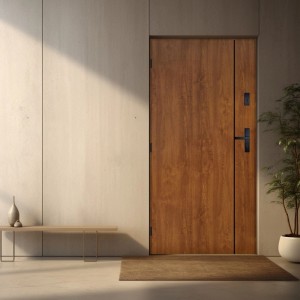 Pantor Drzwi zewnętrzne akustyczne SANTANDER złoty dąb 80L